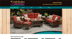 Desktop Screenshot of lifestylespatio.com