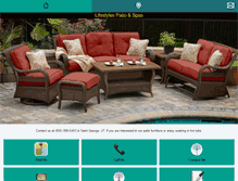 Tablet Screenshot of lifestylespatio.com